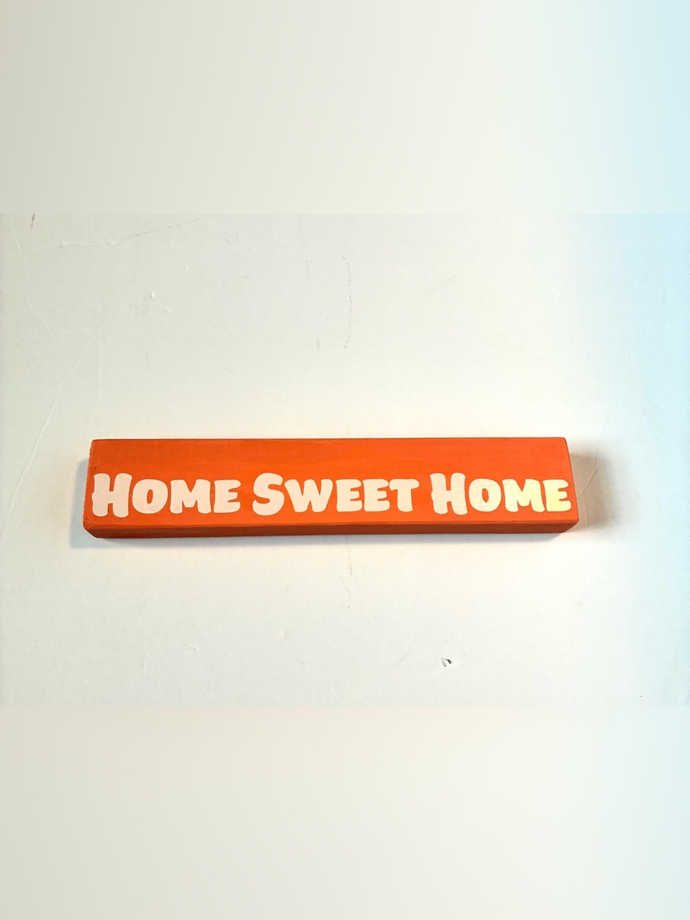 Home Sweet Home Wooden Sign-Coral